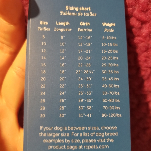 RC Pets Fleece Vest - Picture 5 of 5